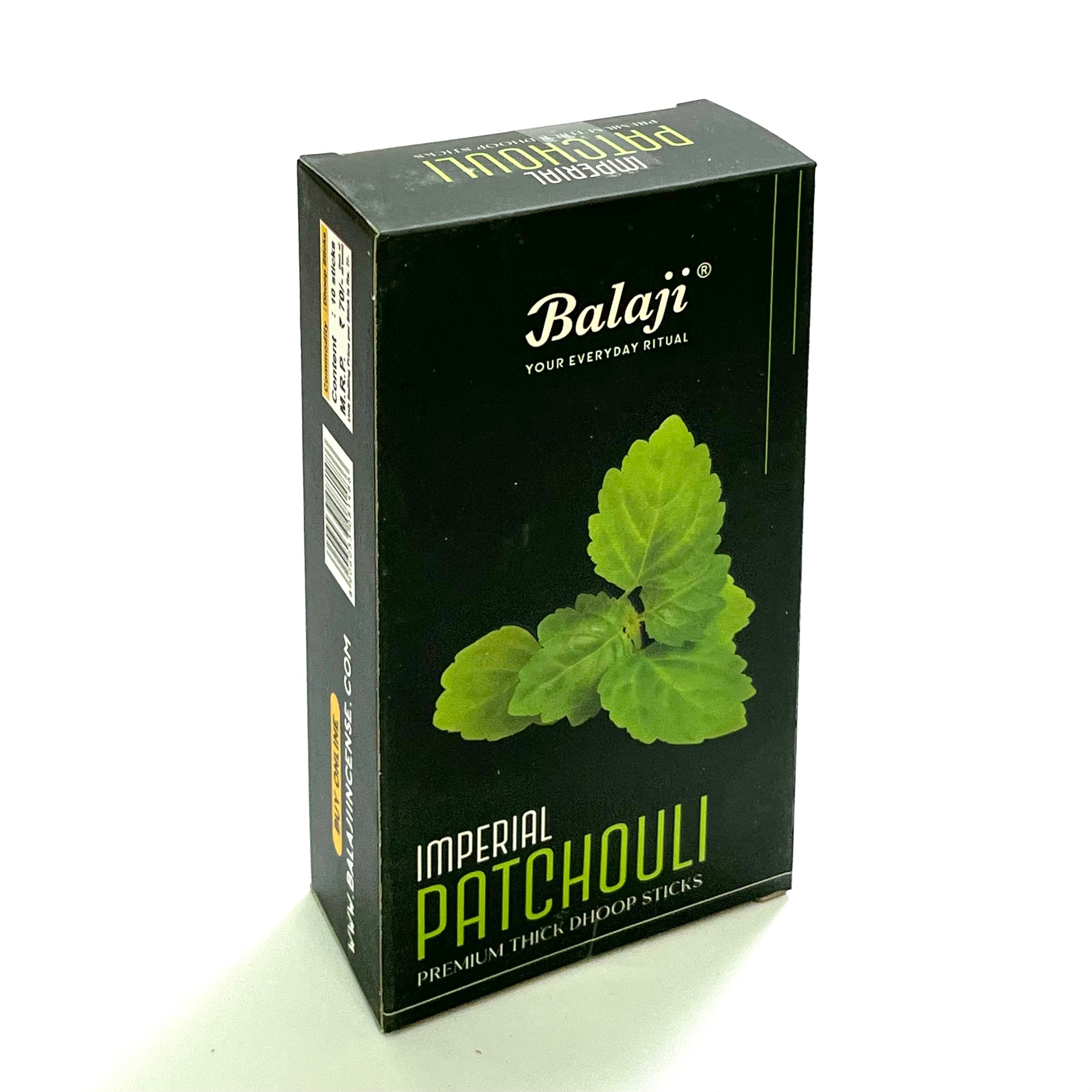 Balaji PATCHOULI Premium Thick Dhoop Sticks 10 sticks aavyaa