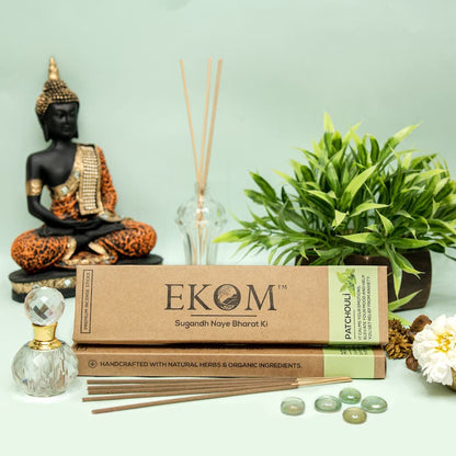 Ekom PATCHOULI Premium Incense Sticks (42 sticks)