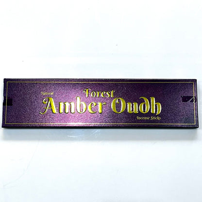 Forest Natural AMBER OUDH Incense Sticks (10 sticks)