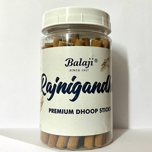 Balaji RAJNIGANDHA Premium Dhoop Sticks Jar (100 gms)