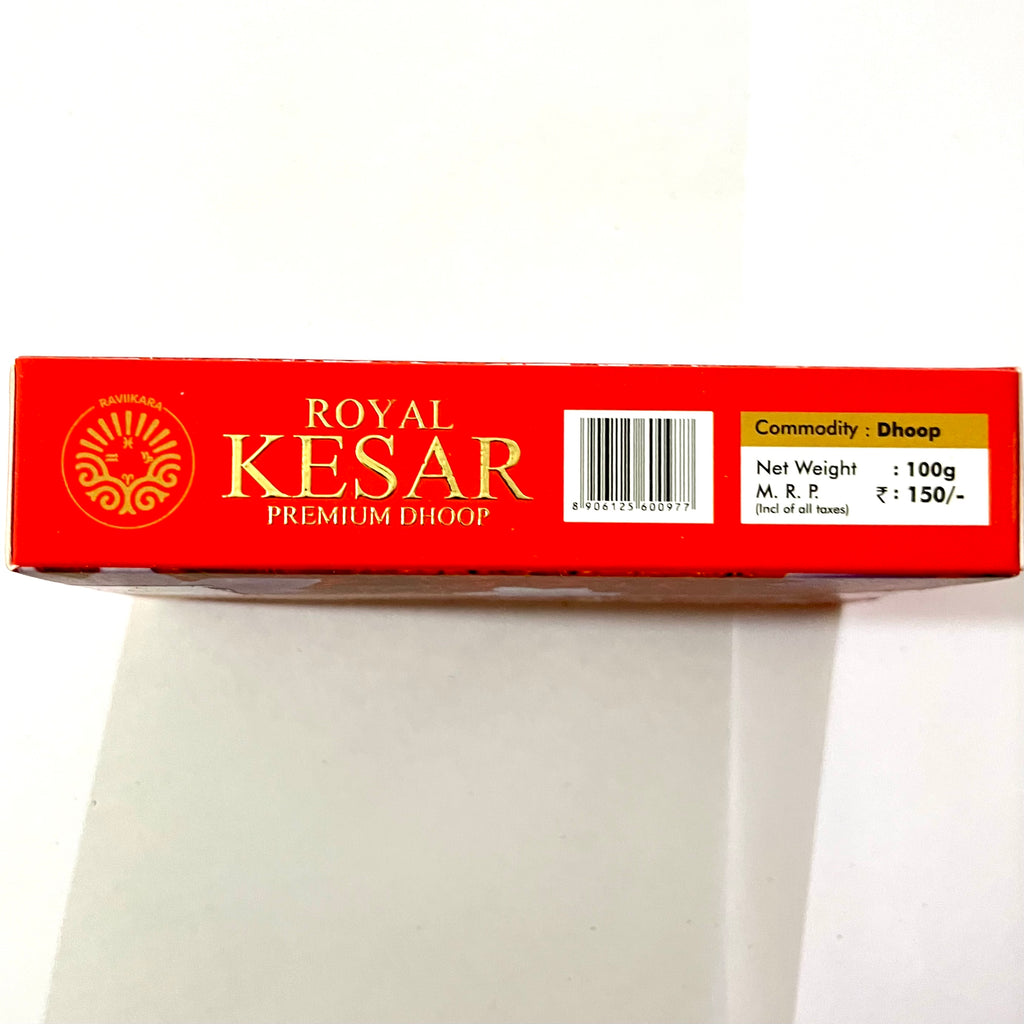 Raviikara Royal KESAR Premium Wet Dhoop (100 gms)
