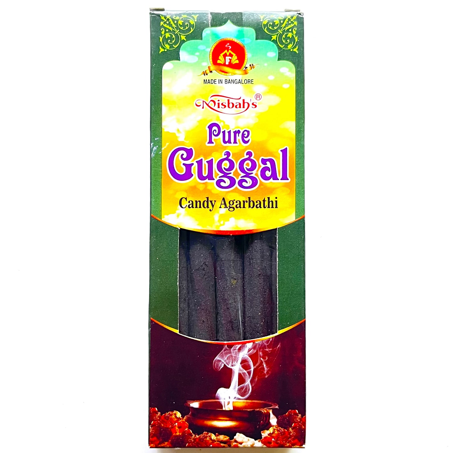 Misbah's NATURAL LOBAN Candy Agarbathi Thick Incense Sticks (10 sticks)