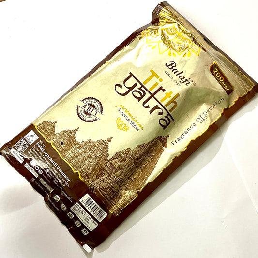 Balaji TIRTH YATRA Premium Incense Sticks Zipper (200 gms)
