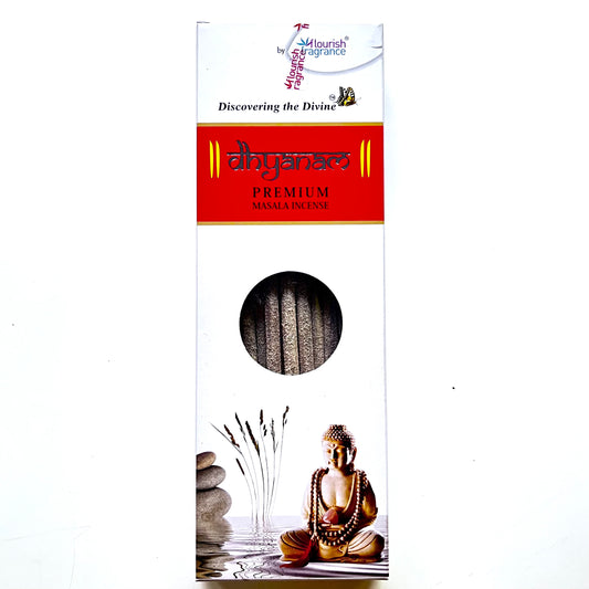 Flourish Fragrance DHYANAM Premium Masala Incense Sticks (100 gms)