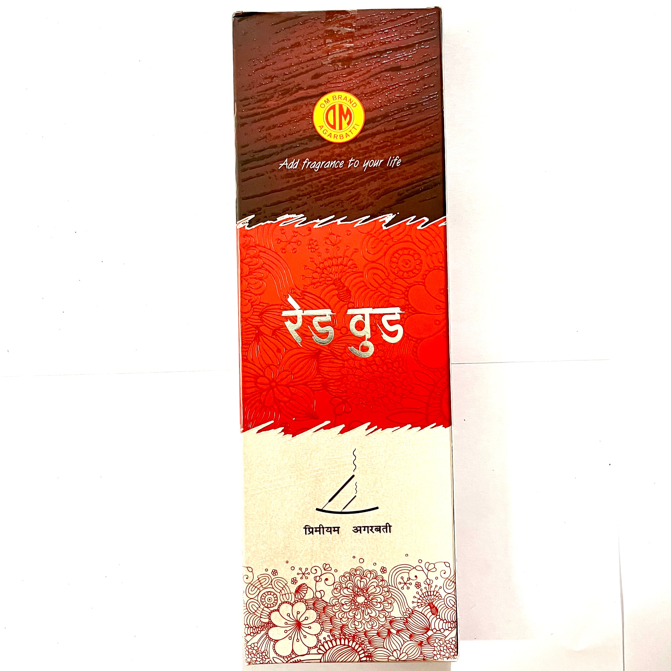 Om Brand RED WOOD Premium Incense Sticks (50 gms)