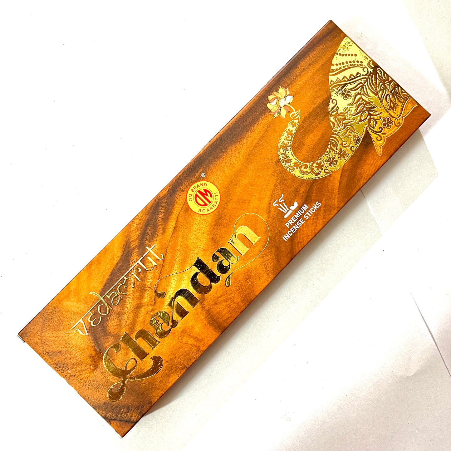 Om Brand Vedamrut CHANDAN Premium Incense Sticks (50 gms)