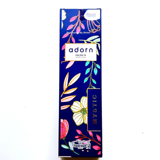Flourish Fragrance ADORN MYSTIC Premium Incense Sticks (50 gms)