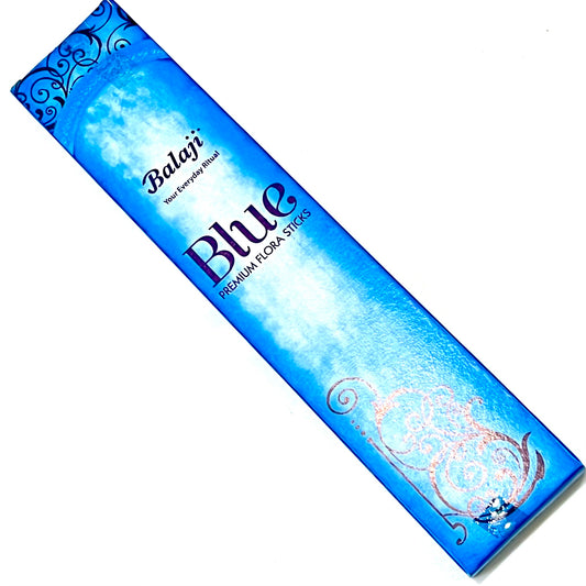 Balaji BLUE Premium Flora Incense Sticks (12 sticks)