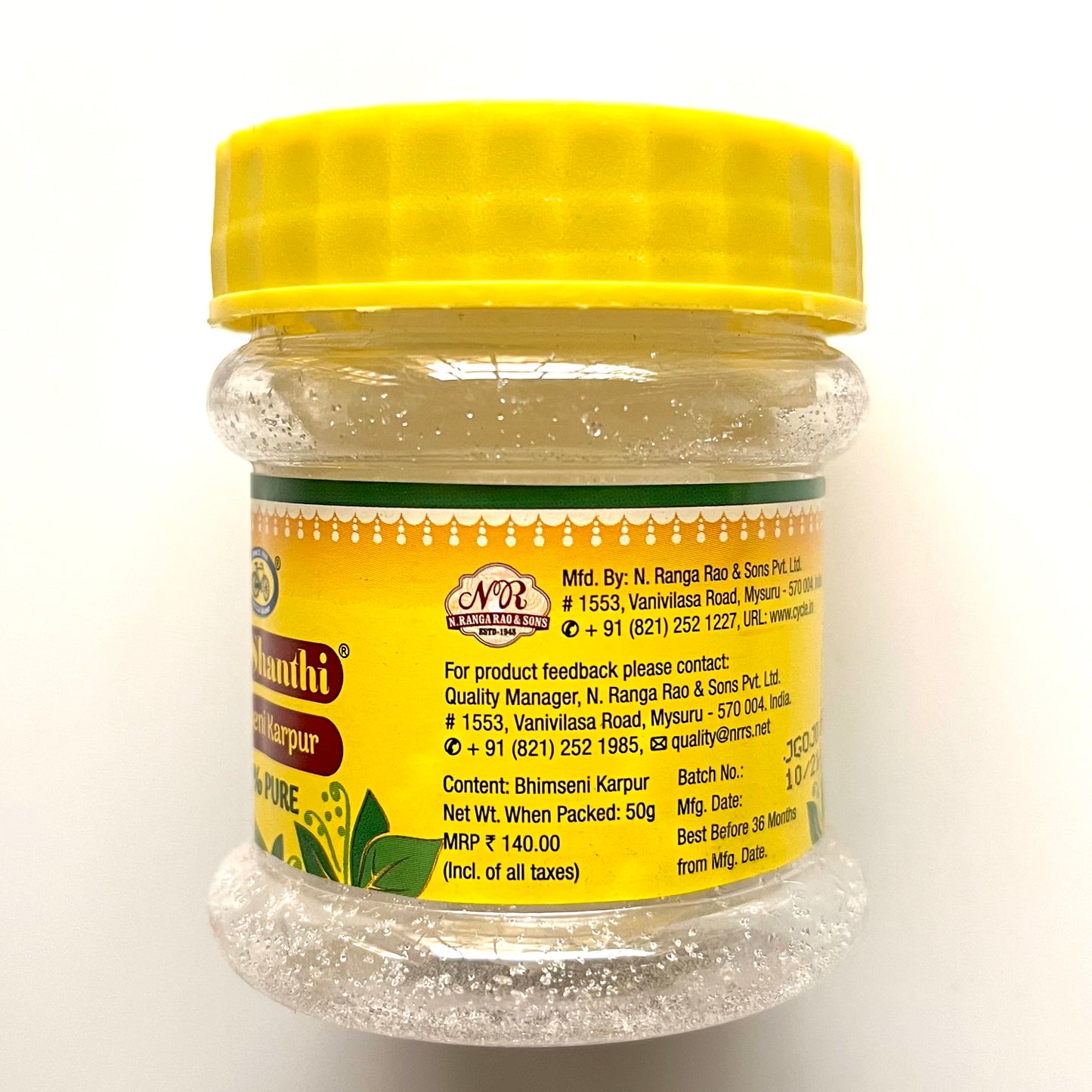 Cycle Om Shanthi Pure Bhimseni Karpur (50 gms)