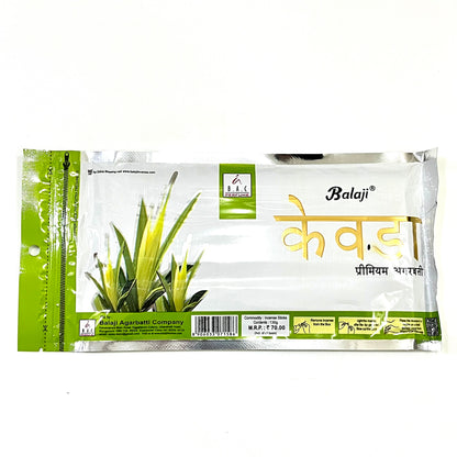 Balaji KEWDA Incense Sticks Zipper (130 gms)