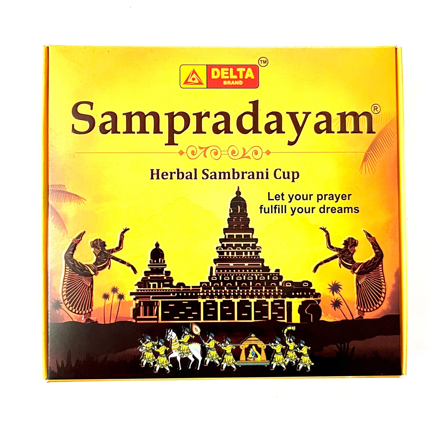 Delta SAMPRADAYAM Herbal Sambrani Cup (12 Cups)