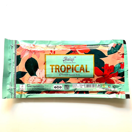Balaji TROPICAL Incense Sticks Zipper (120 gms)