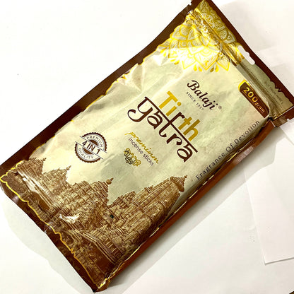 Balaji TIRTH YATRA Premium Incense Sticks Zipper (200 gms)