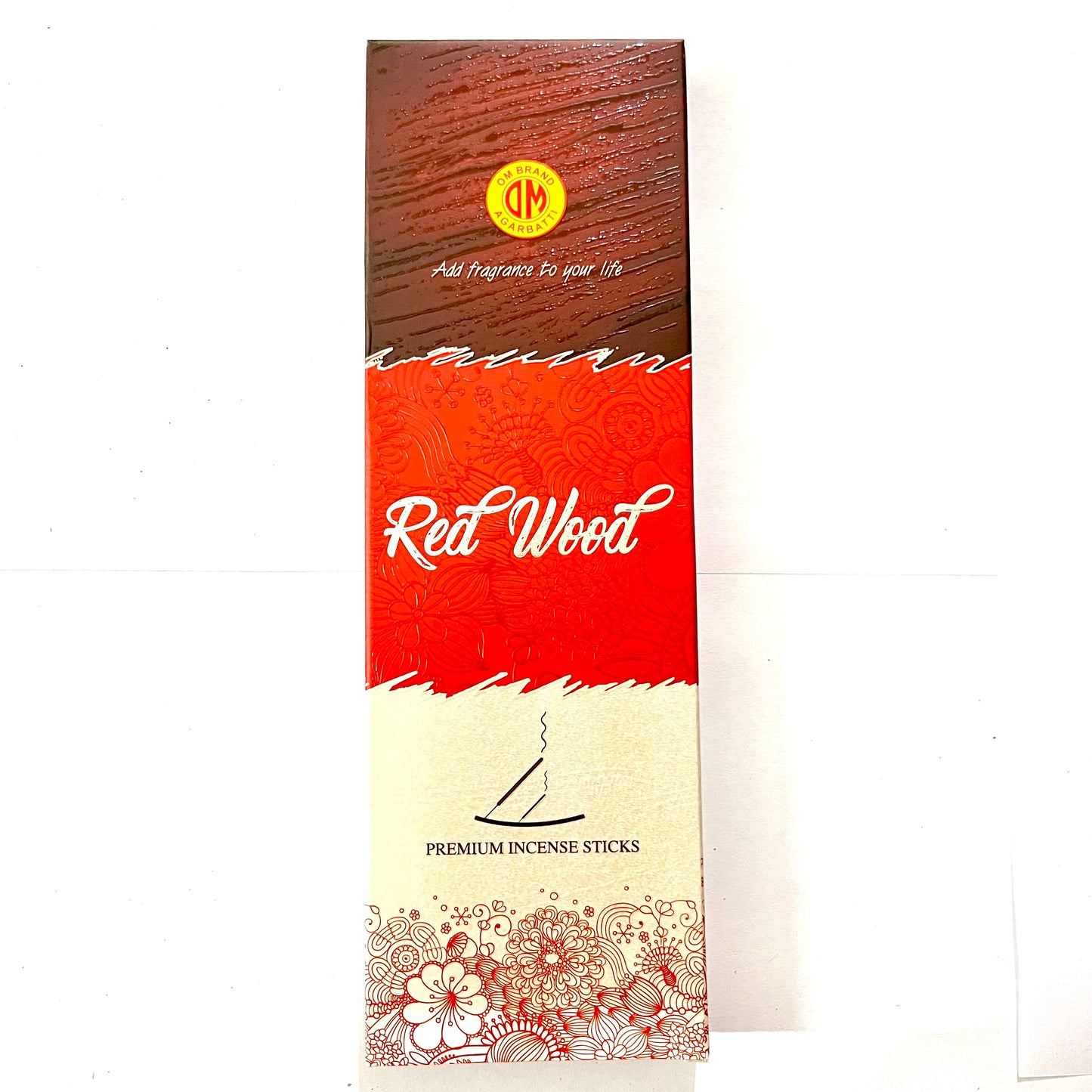 Om Brand RED WOOD Premium Incense Sticks (50 gms)